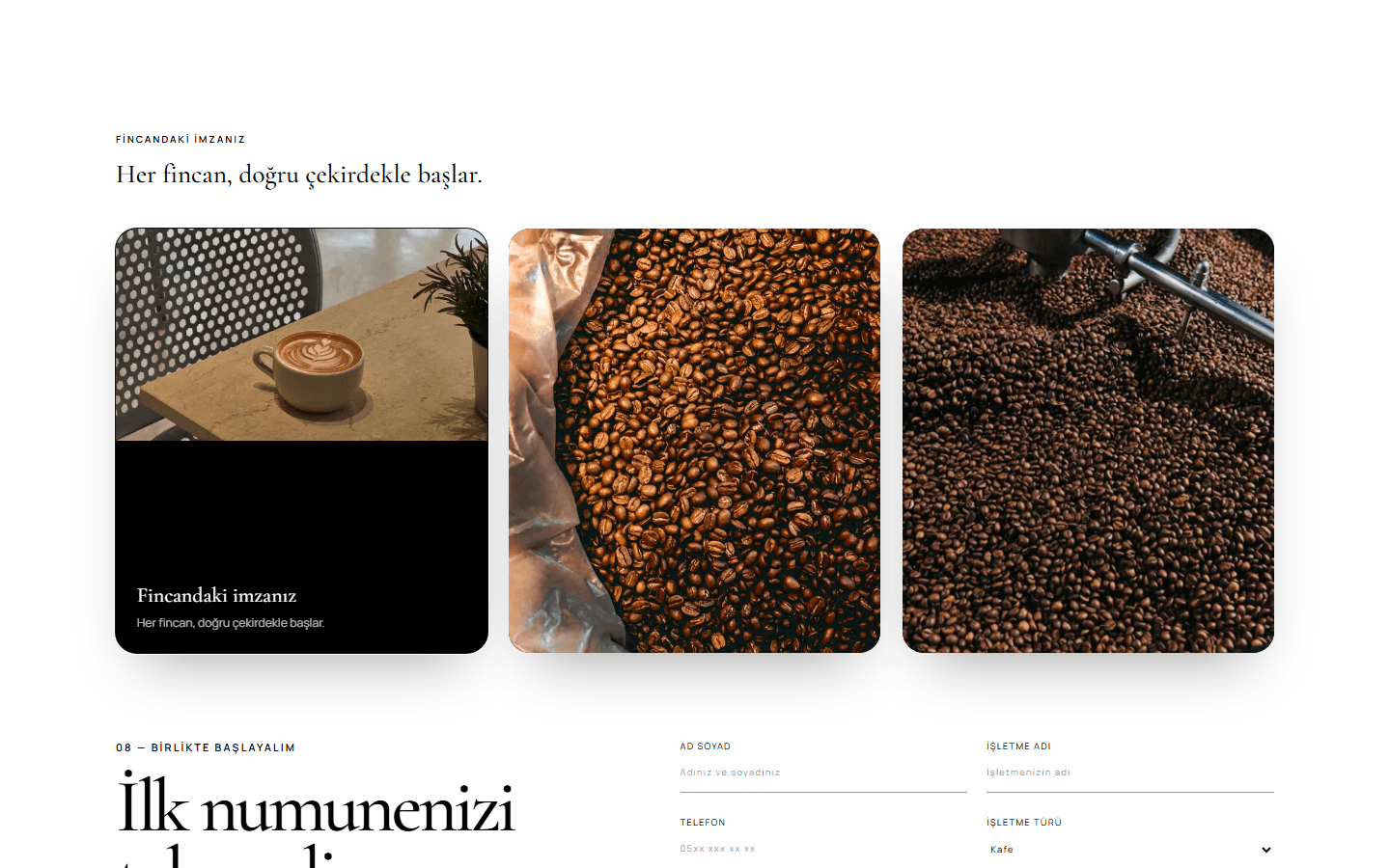 Coffee'in Beans kahve galerisi ve iletişim alanı